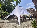Stervormige feesttent twin 10m