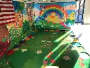 Bedrukt grondzeil voor Little Ball Village