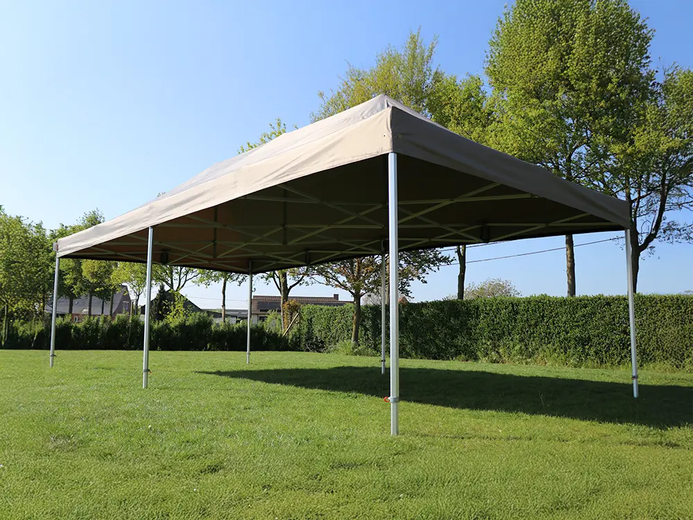 Vouwtent 4 x 8 m S50 taupe