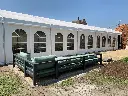 Aluminium kadertent 6 meter voor evenementen
