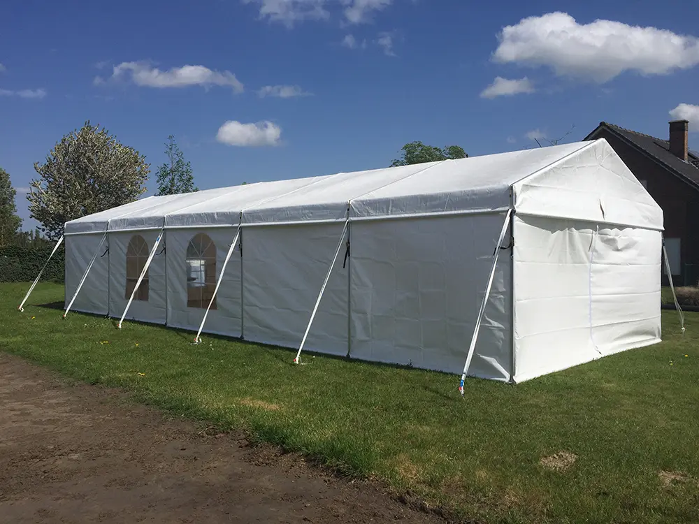 Kadertent 6x15 met verankering