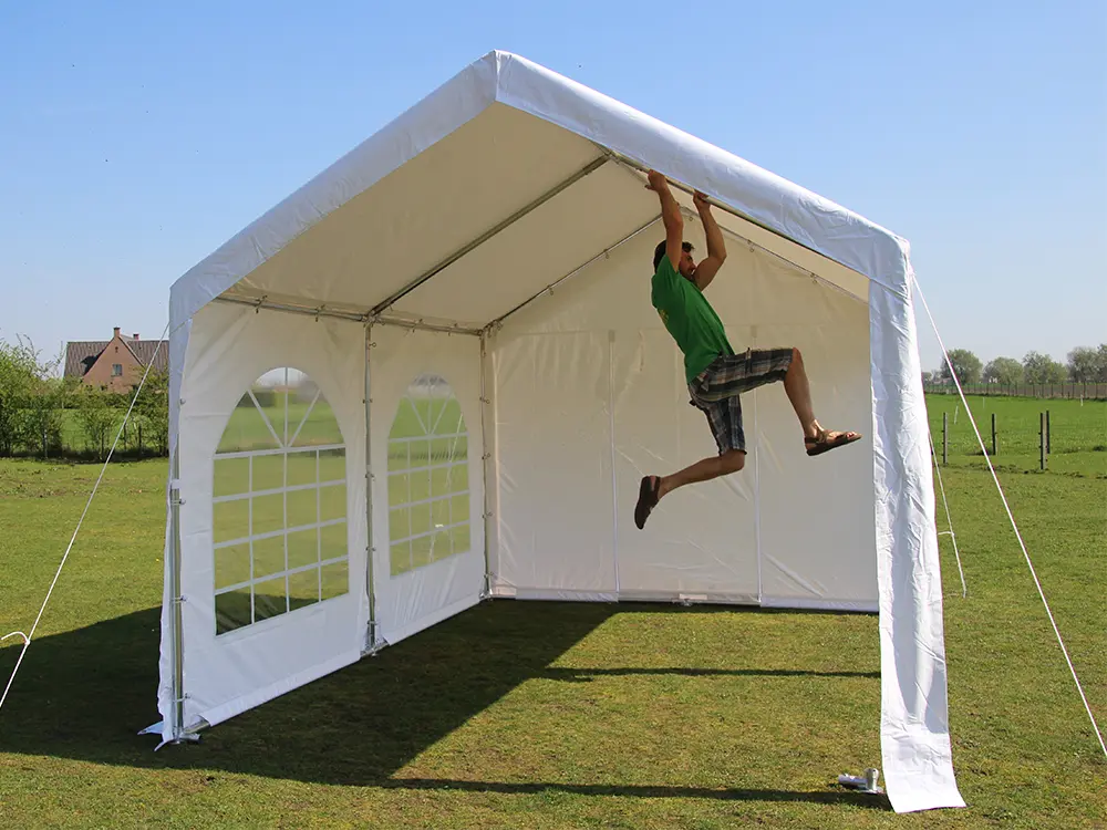 Professionele partytent 3x4 meter pvc wit