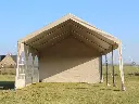 Beige pvc pro partytent 4 op 4