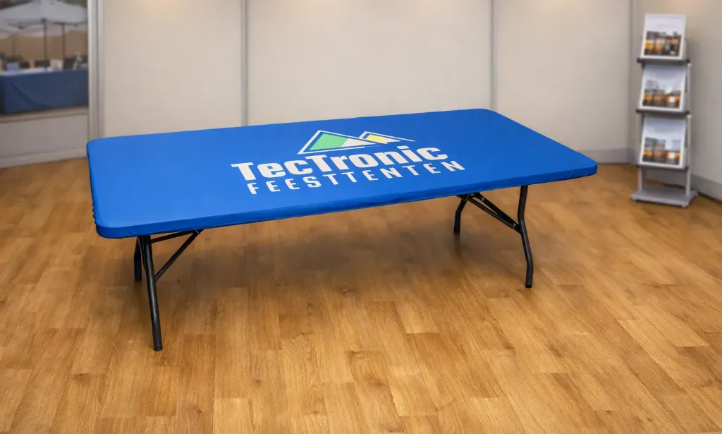 Bedrukte topcover buffettafel